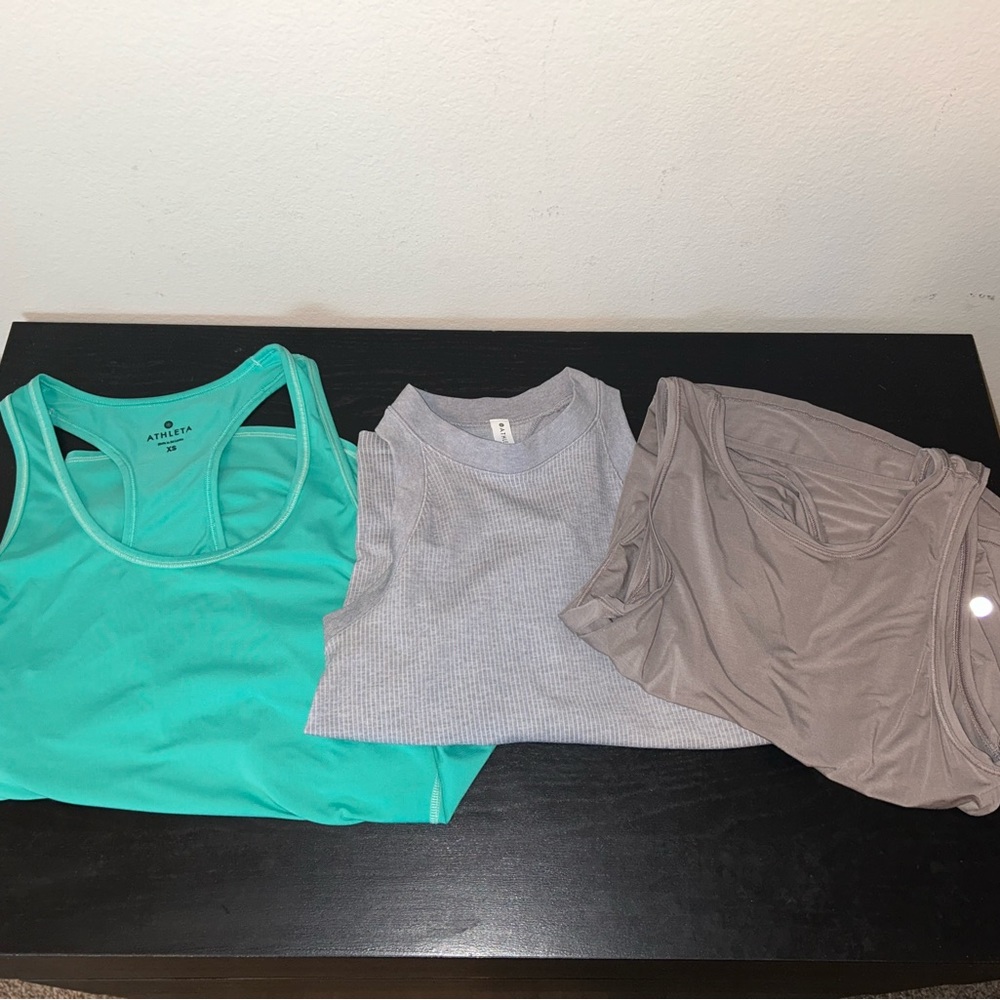 Premium athletic brand tank tops